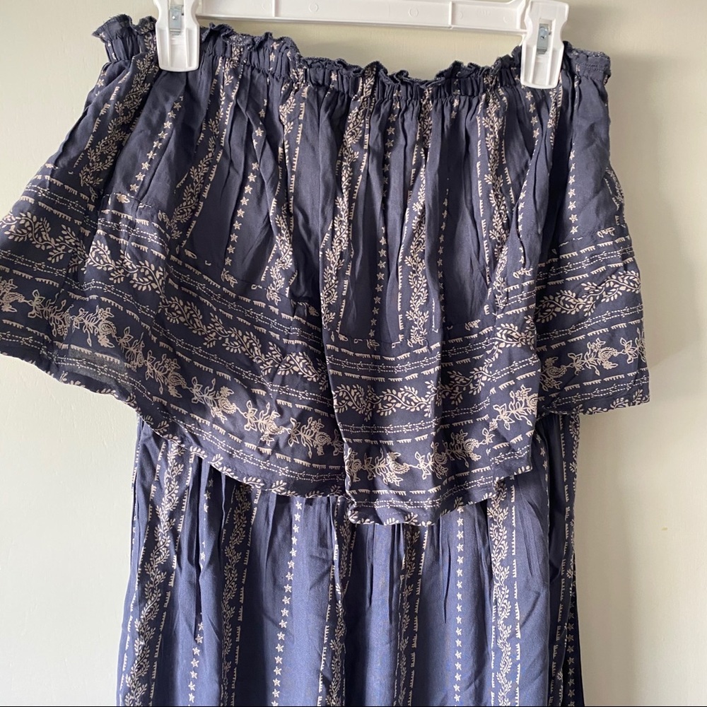 Strapless Smocked Jumpsuit